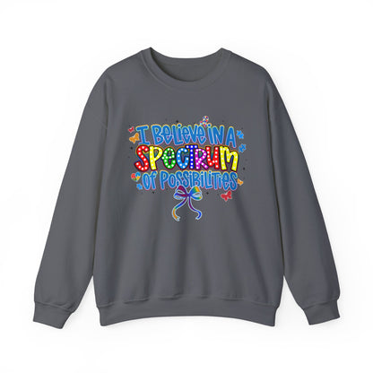 "I Believe in a Spectrum of Possibilities" Colorful Pride Design