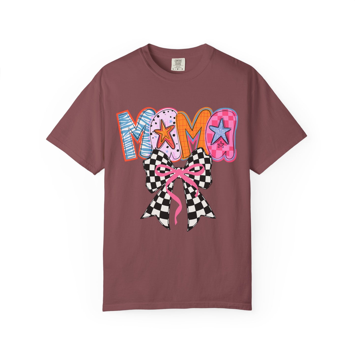 Vibrant Mom T-Shirt | Fun Gift for Mothers, Cute Family Outing Tee, Mother's Day Apparel, Colorful Graphic Shirt, Casual Everyday Wear