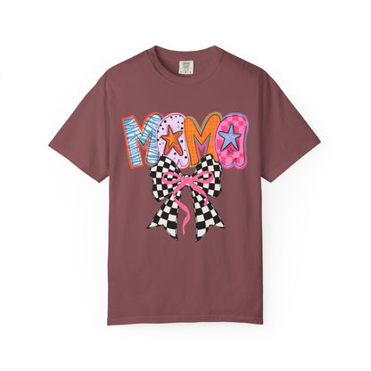 Vibrant Mom T-Shirt | Fun Gift for Mothers, Cute Family Outing Tee, Mother's Day Apparel, Colorful Graphic Shirt, Casual Everyday Wear
