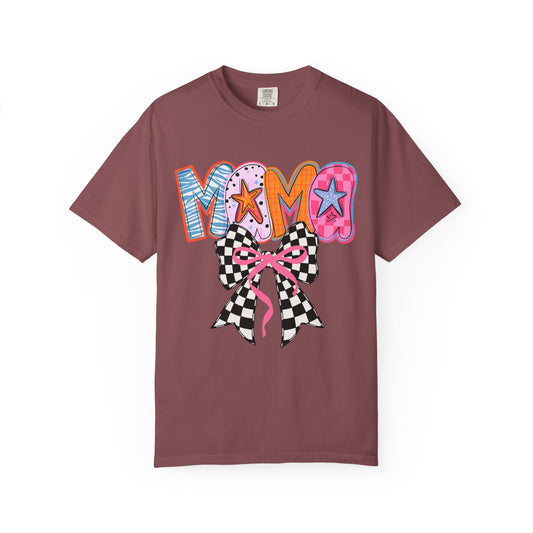 Vibrant Mom T-Shirt | Fun Gift for Mothers, Cute Family Outing Tee, Mother's Day Apparel, Colorful Graphic Shirt, Casual Everyday Wear