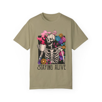 staying alive Unisex Garment-Dyed T-shirt