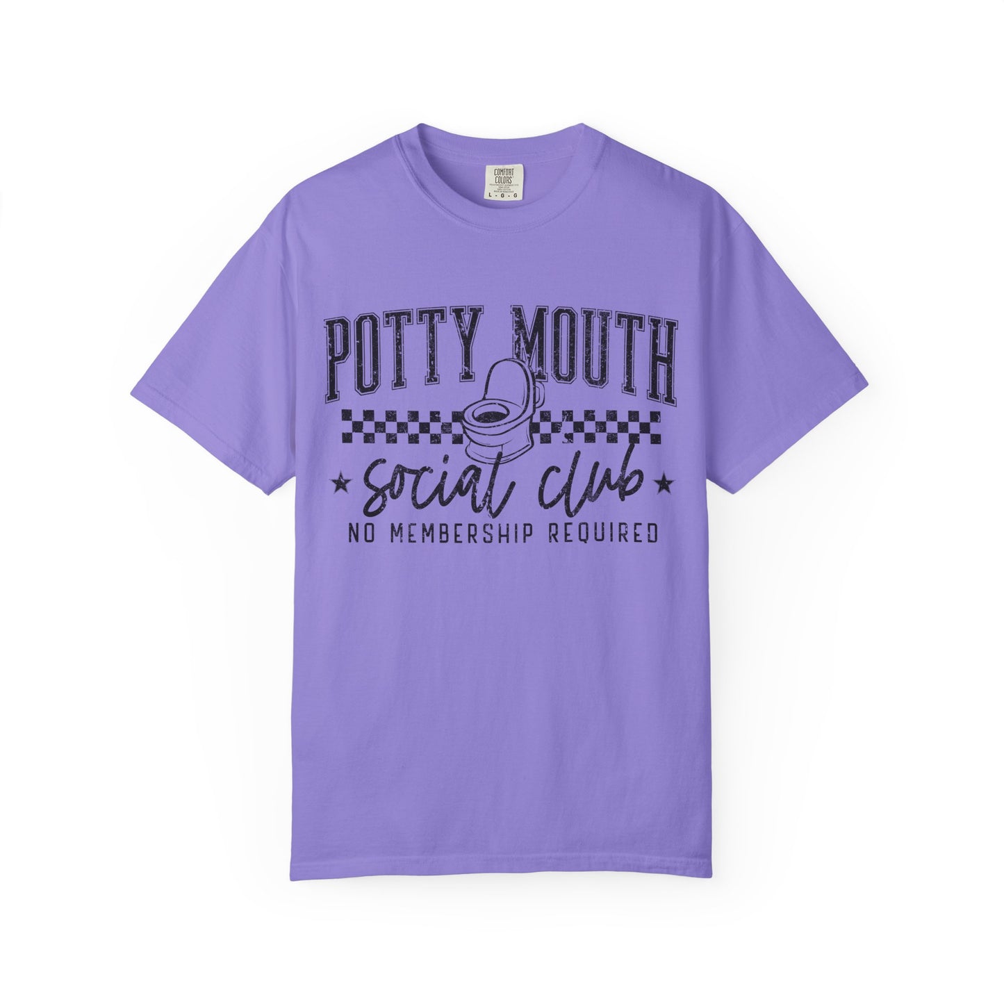 Potty Mouth Social Club T-Shirt — Funny Toilet Graphic Tee