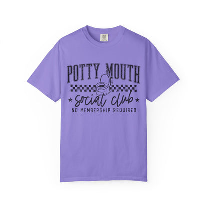 Potty Mouth Social Club T-Shirt — Funny Toilet Graphic Tee