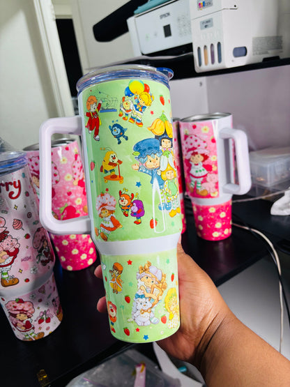 Strawberry and friends 40oz tumbler