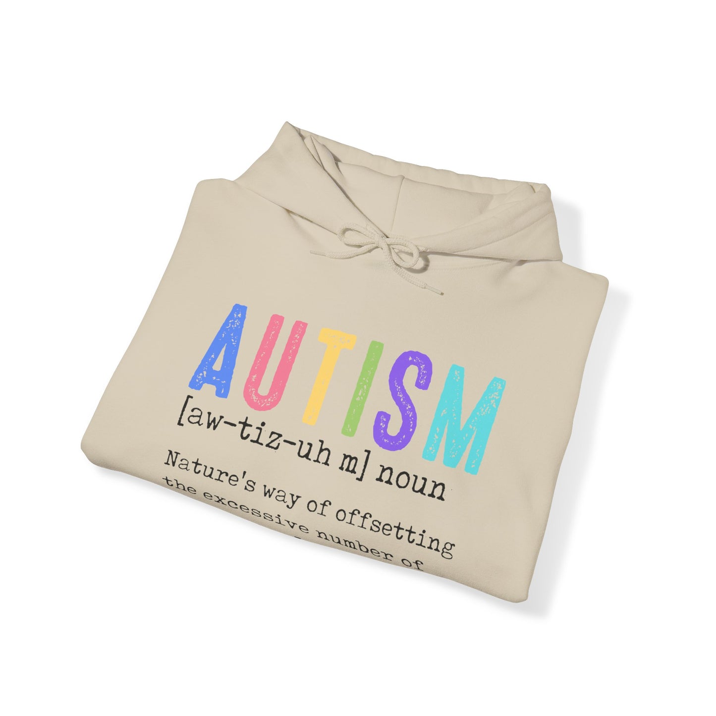 define autism Unisex Heavy Blend™ Hooded Sweatshirt