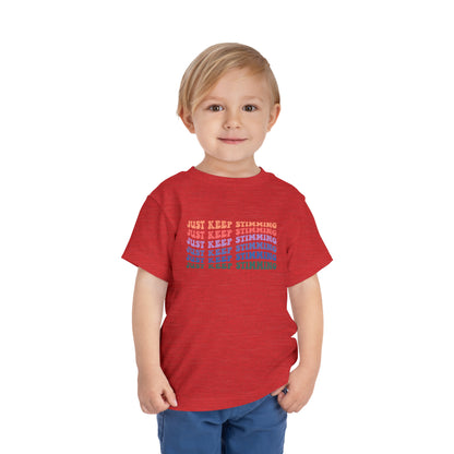 just keep stimming Toddler Short Sleeve Tee