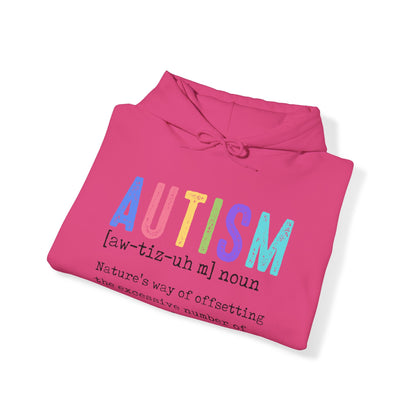 define autism Unisex Heavy Blend™ Hooded Sweatshirt