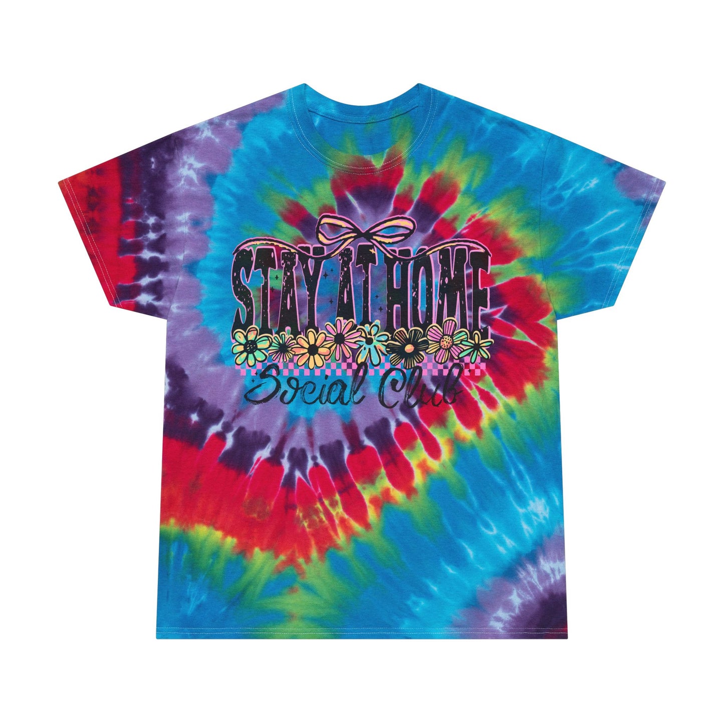 Stay-at-Home Spiral Tie-Dye Tee