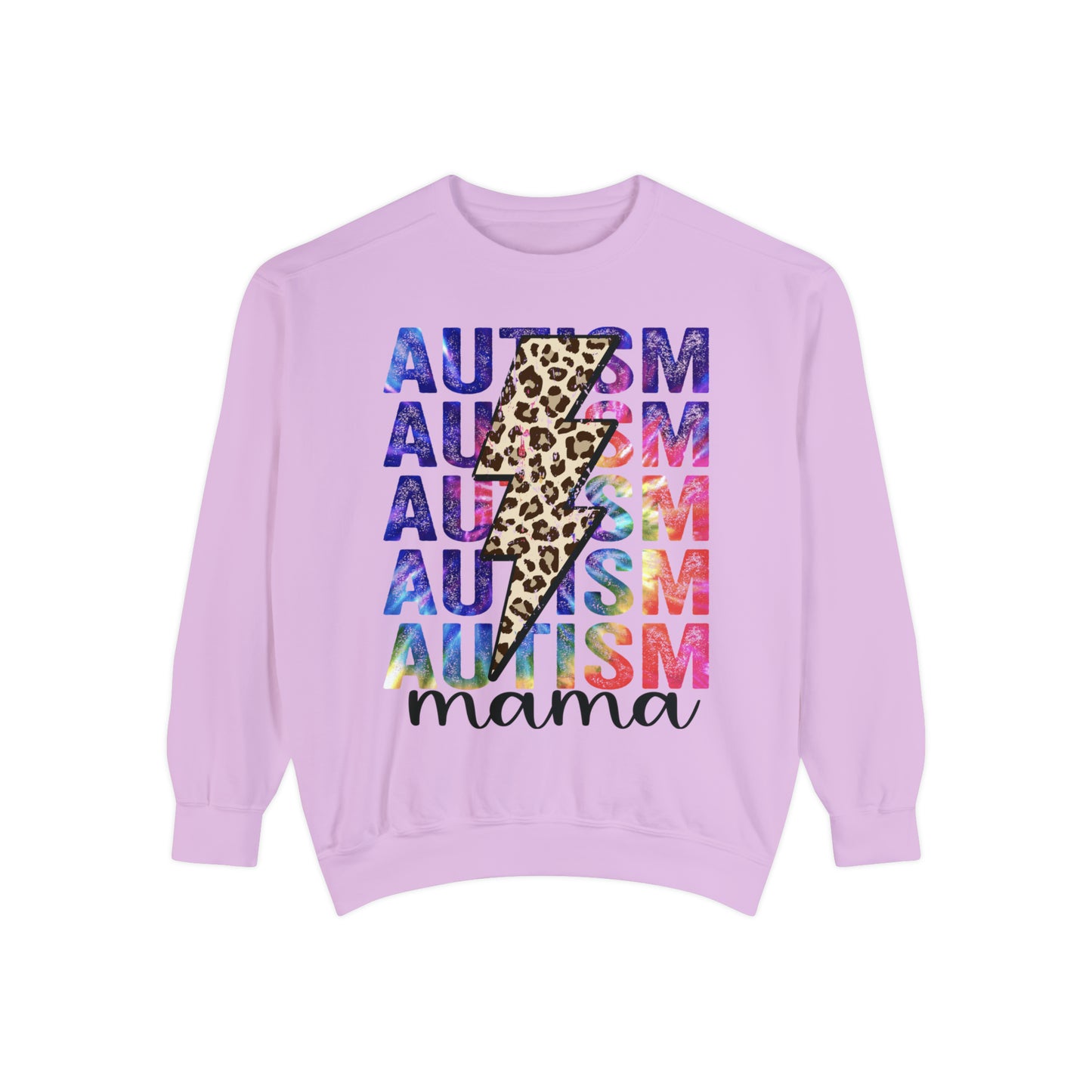 Autism Mom Unisex Garment-Dyed Sweatshirt