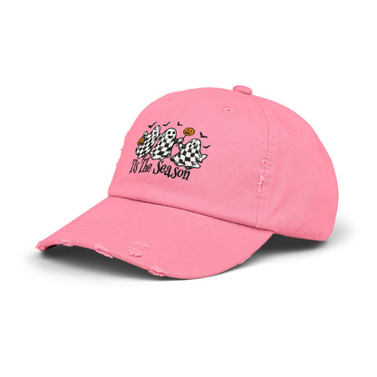 Fall ghost Distressed Cap