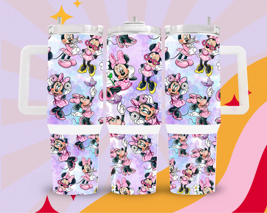 Pink Minnie 40oz tumbler