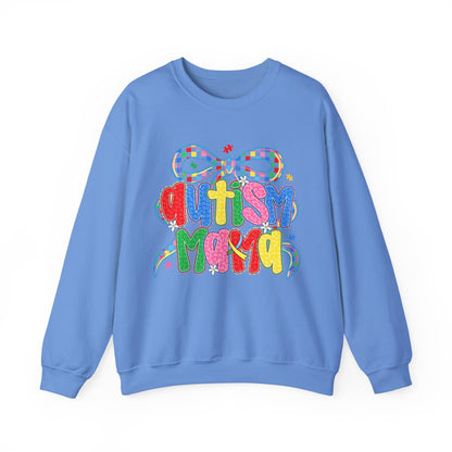 Colorful "Autism Mama" Ribbon Support Pullover