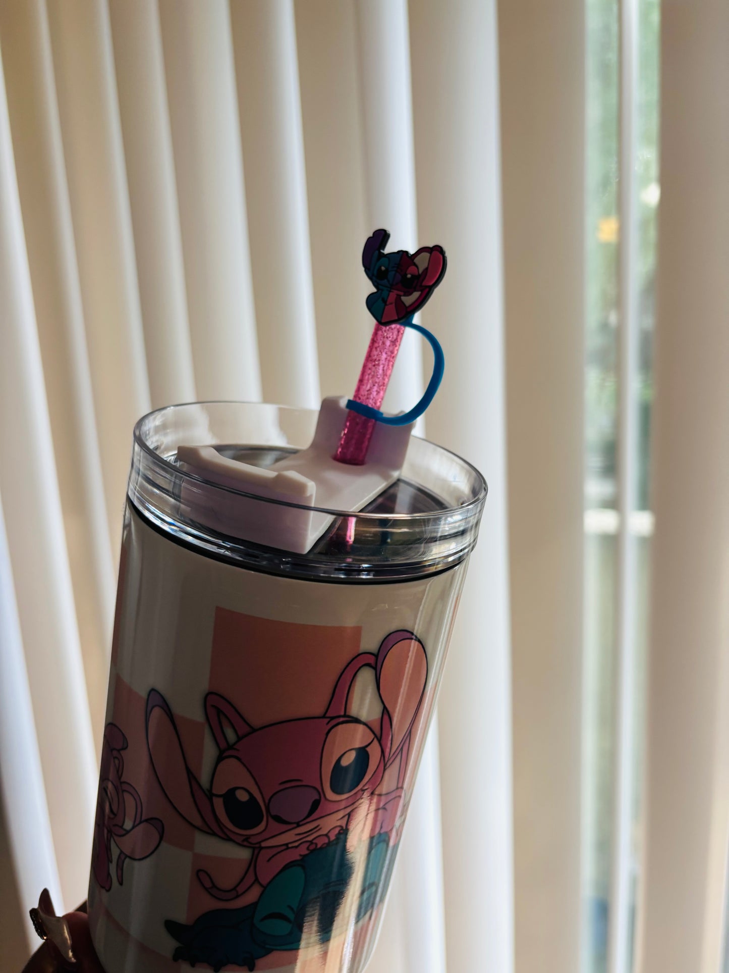 Stitch and angel 40oz tumbler