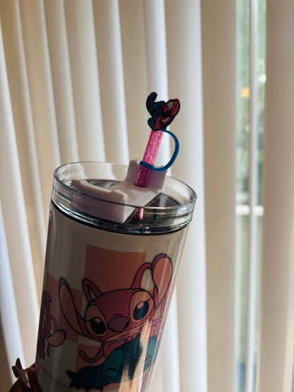 Stitch and angel 40oz tumbler