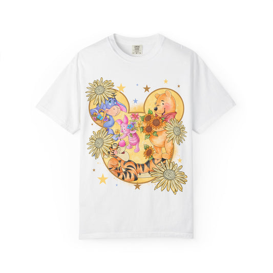 Pooh and crew Unisex Garment-Dyed T-shirt