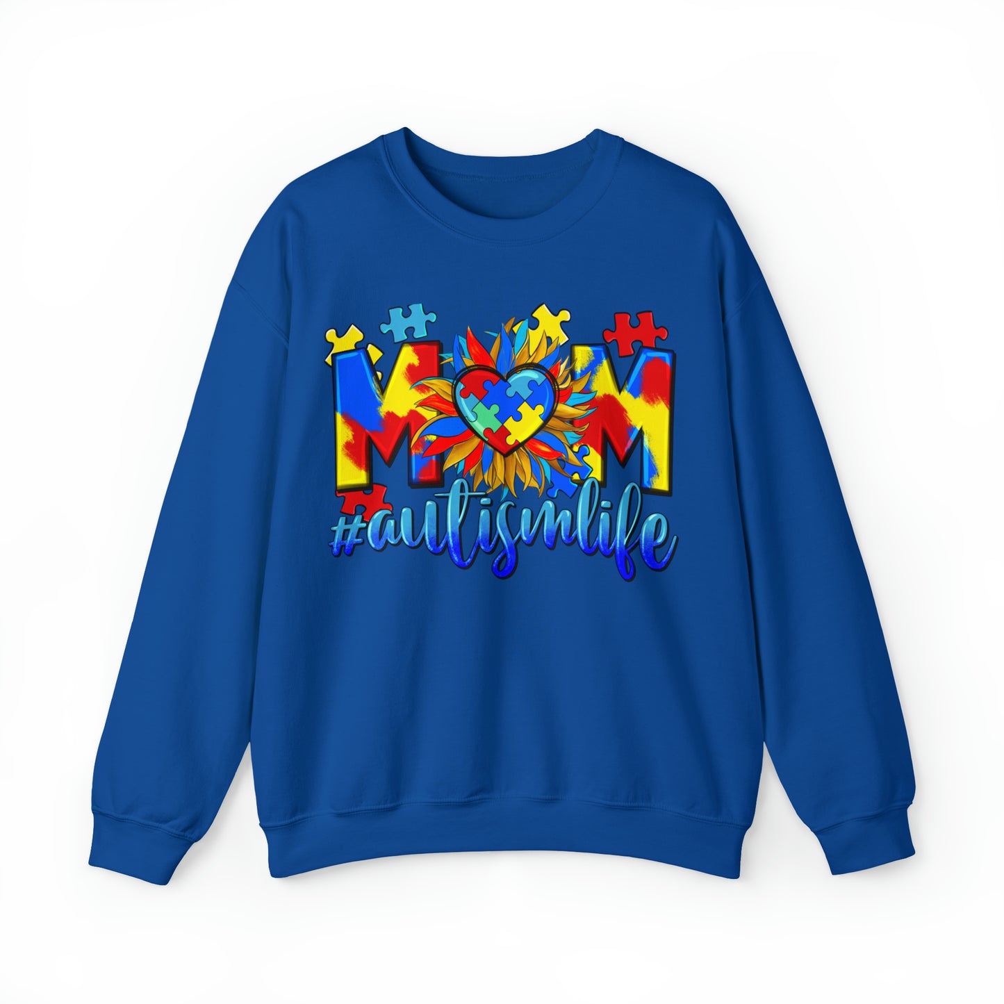 Autism Mom life Crewneck