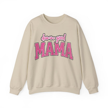 Damn good mama Unisex Heavy Blend™ Crewneck Sweatshirt