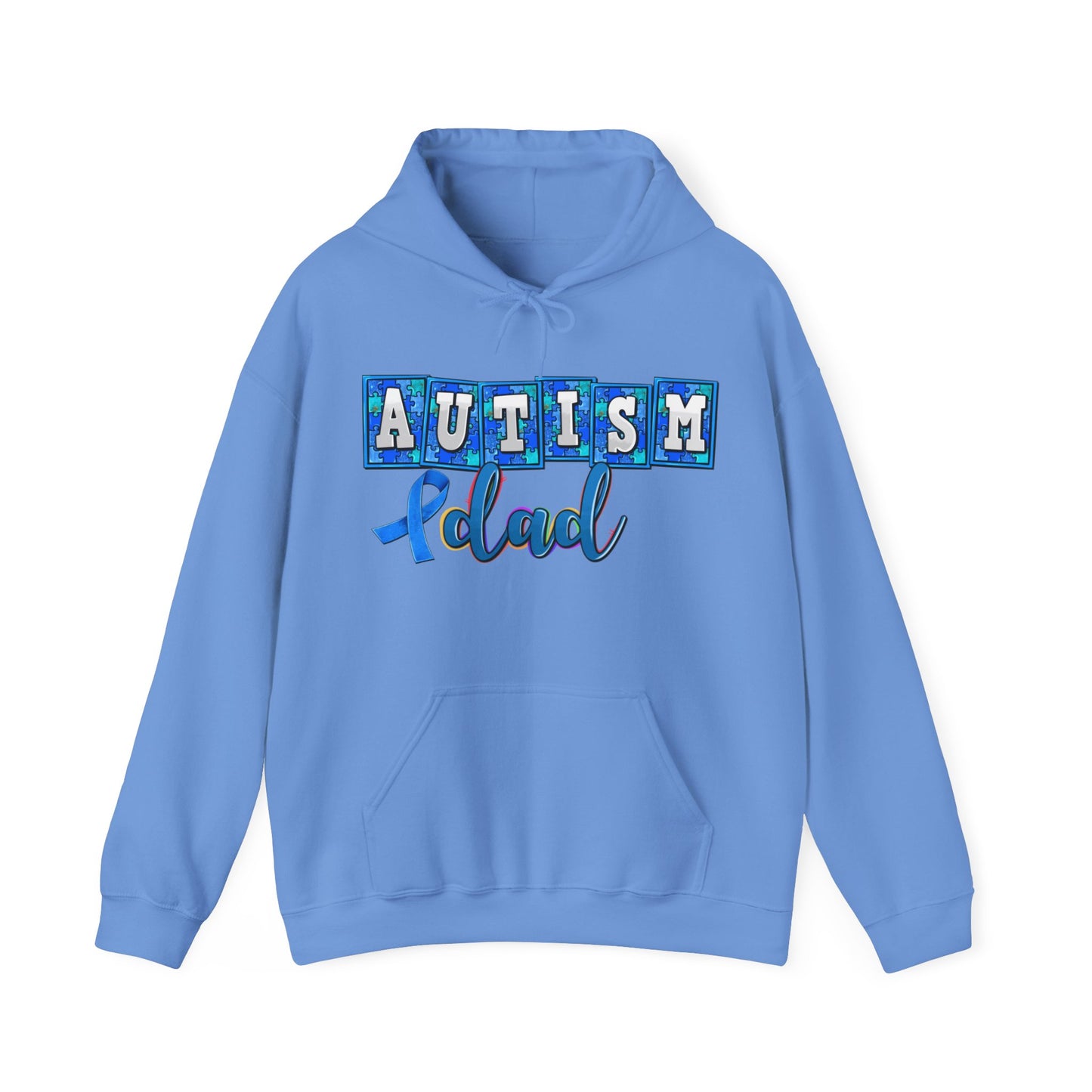 autism dad Unisex Heavy Blend™ Hooded Sweatshirt