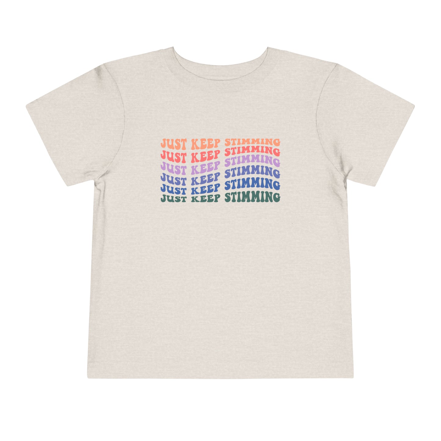 just keep stimming Toddler Short Sleeve Tee