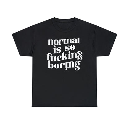 Don't be boring Unisex Heavy Cotton Tee