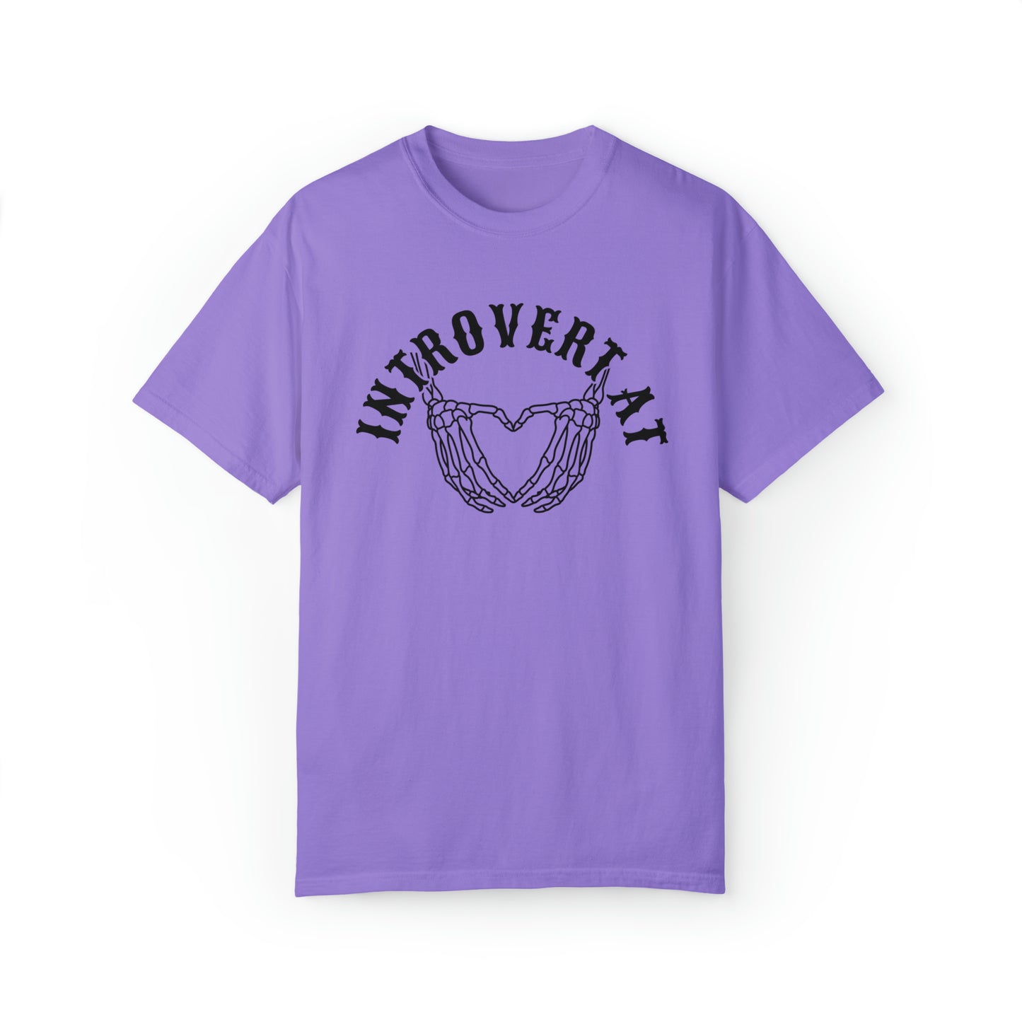 Introvert at heart Unisex Garment-Dyed T-shirt