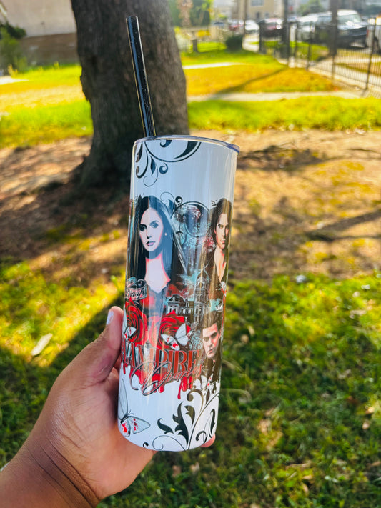 Elena and Salvatore’s 20oz tumbler