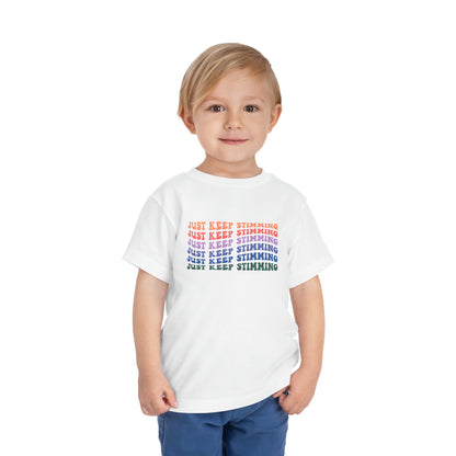 just keep stimming Toddler Short Sleeve Tee