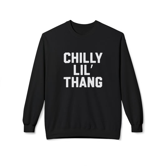 Chilly lil thang Unisex Midweight Softstyle Fleece Crewneck Sweatshirt