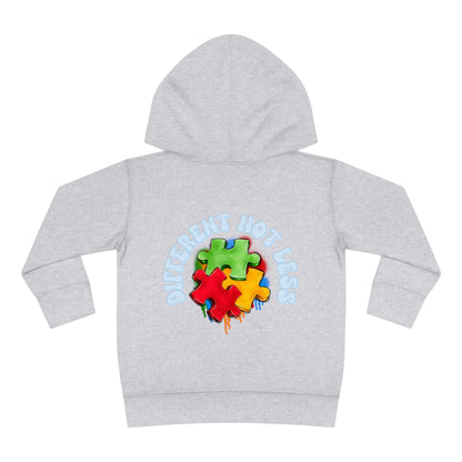 Neurodivergent different not less Toddler Pullover Fleece Hoodie