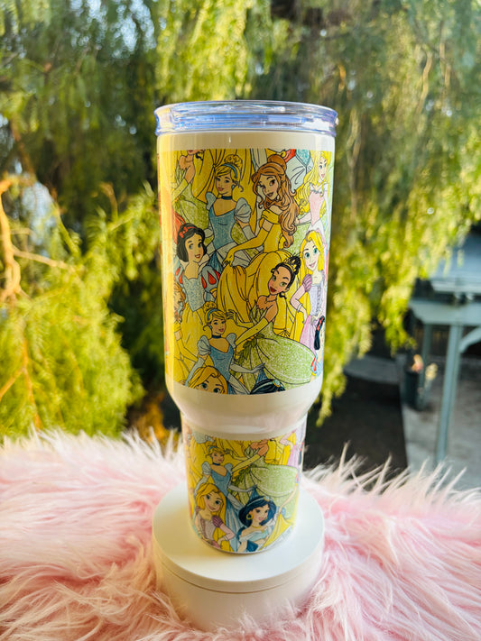 40oz princesses tumbler