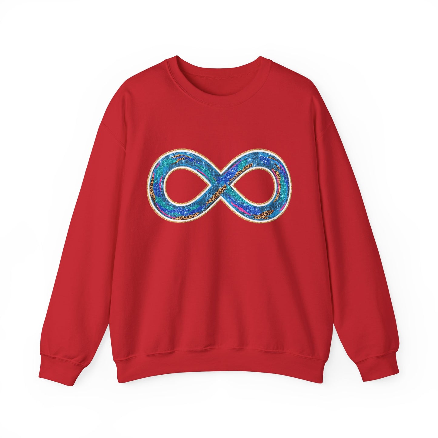 autism infinity symbol Unisex Heavy Blend™ Crewneck Sweatshirt