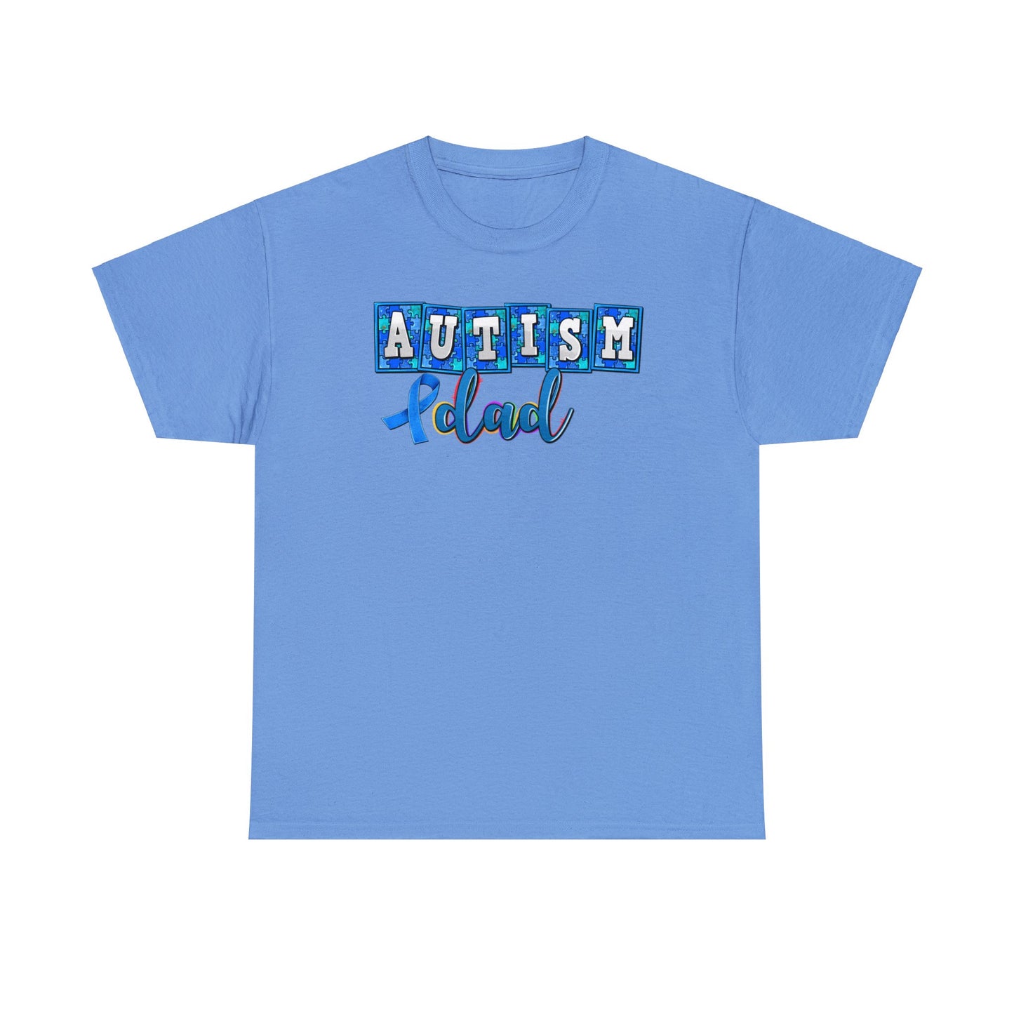 autism dad Unisex Heavy Cotton Tee