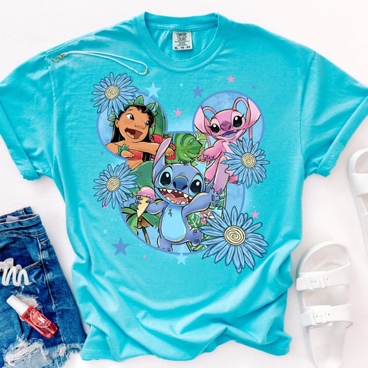 Blue monster t-shirt