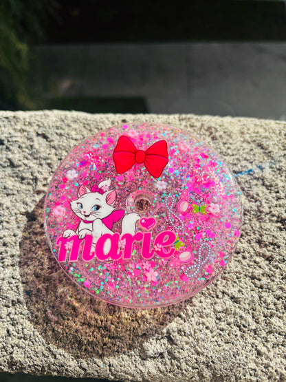 Marie 24oz acrylic snow globe tumbler