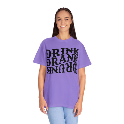 Drunk Unisex Garment-Dyed T-shirt