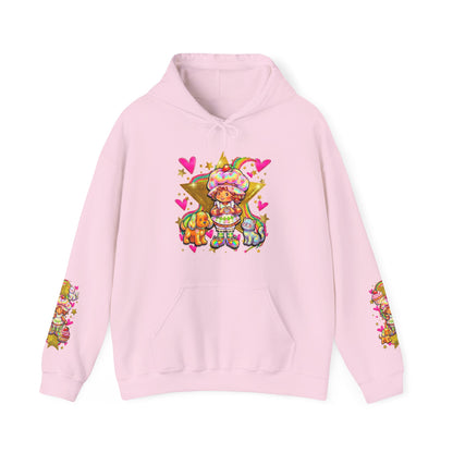 Strawberry Shortcake Hoodie — Cute Retro Cartoon Hooded Sweatshirt