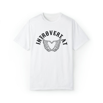 Introvert at heart Unisex Garment-Dyed T-shirt