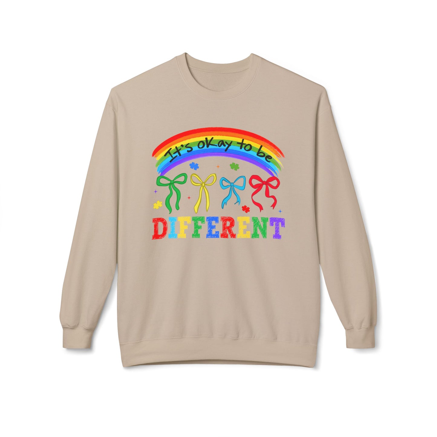 It’s OK to Be Different Rainbow Crewneck sweatshirt
