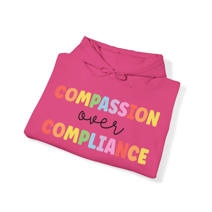 compassion over compliance Unisex Heavy Blend™ Hooded Sweatshirt