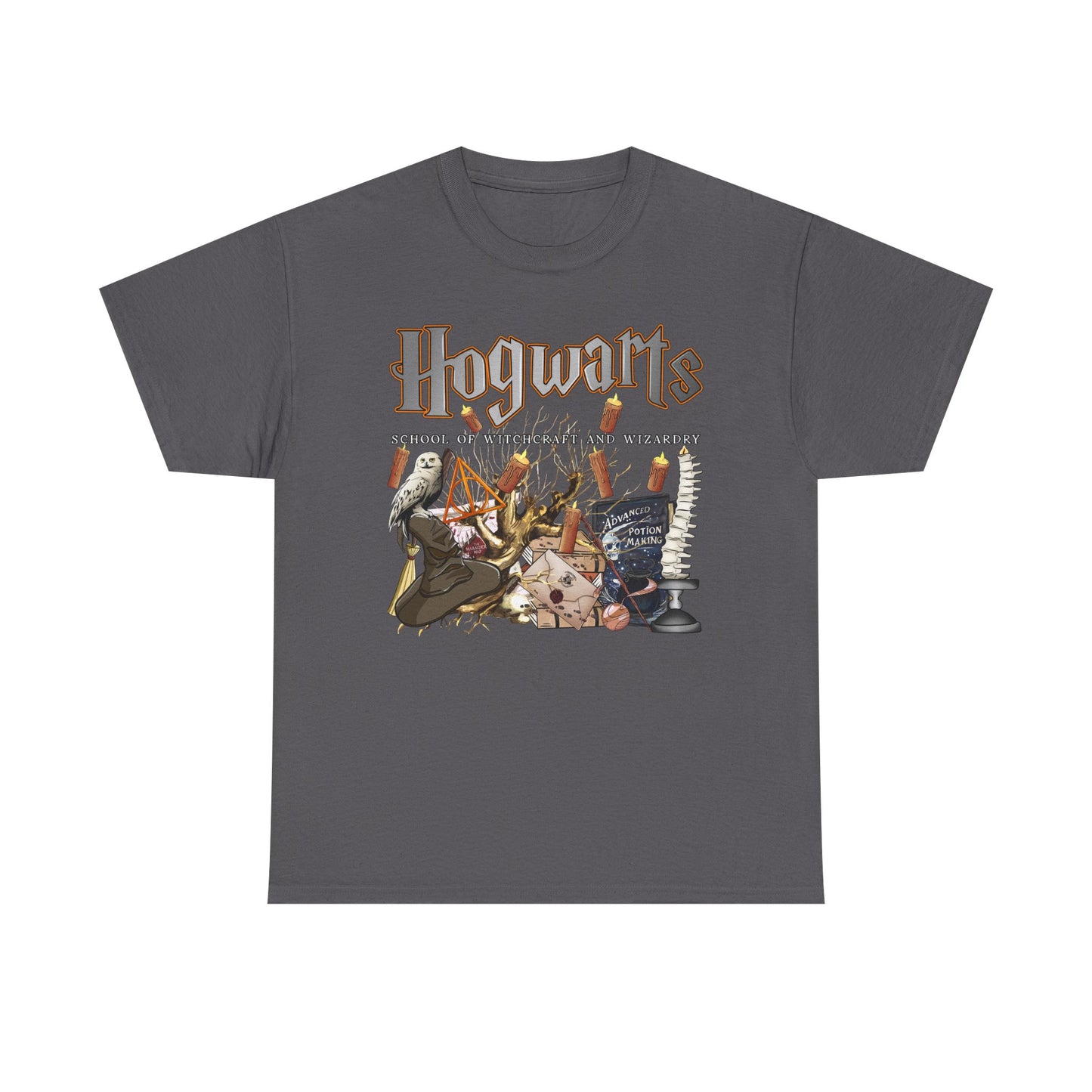 Hogwarts-Themed Unisex Cotton Tee