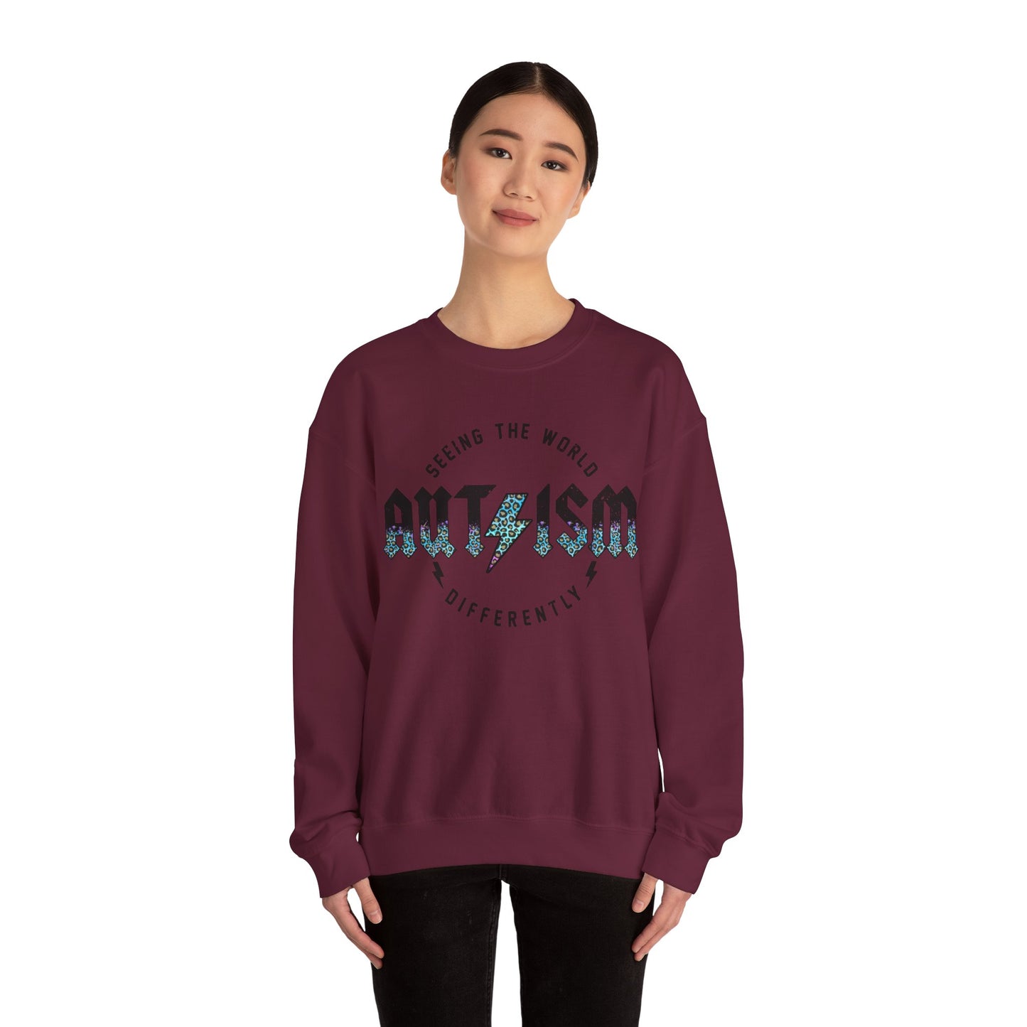 seeing the world differently Unisex Heavy Blend™ Crewneck Sweatshirt