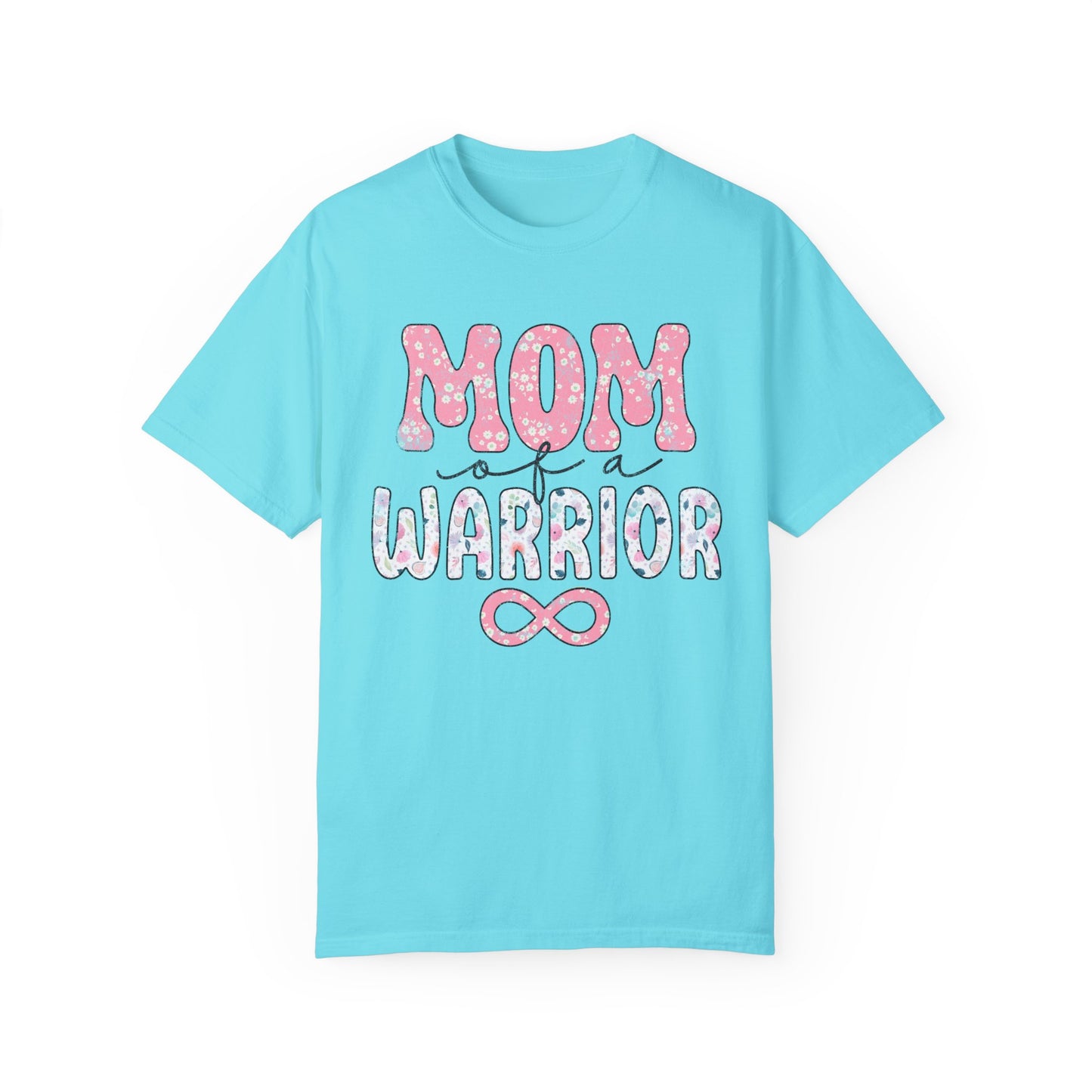 mom of a warrior Unisex Garment-Dyed T-shirt