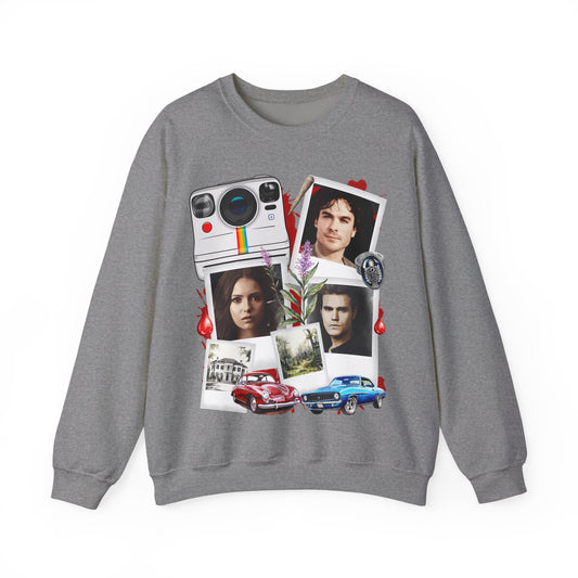 Vampire diaries  Collage Crewneck Sweatshirt