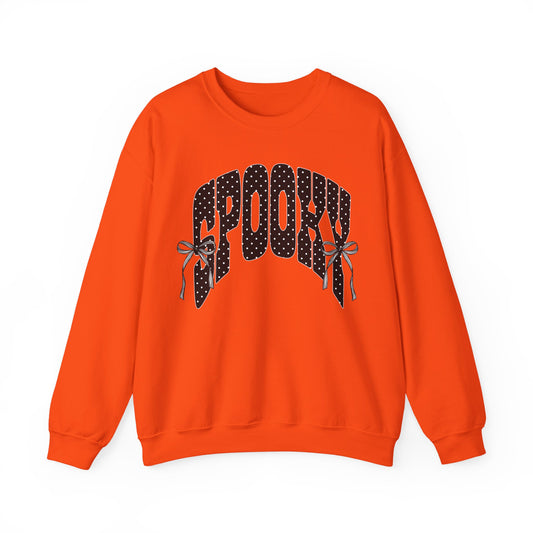 Bow spooky Unisex Heavy Blend™ Crewneck Sweatshirt