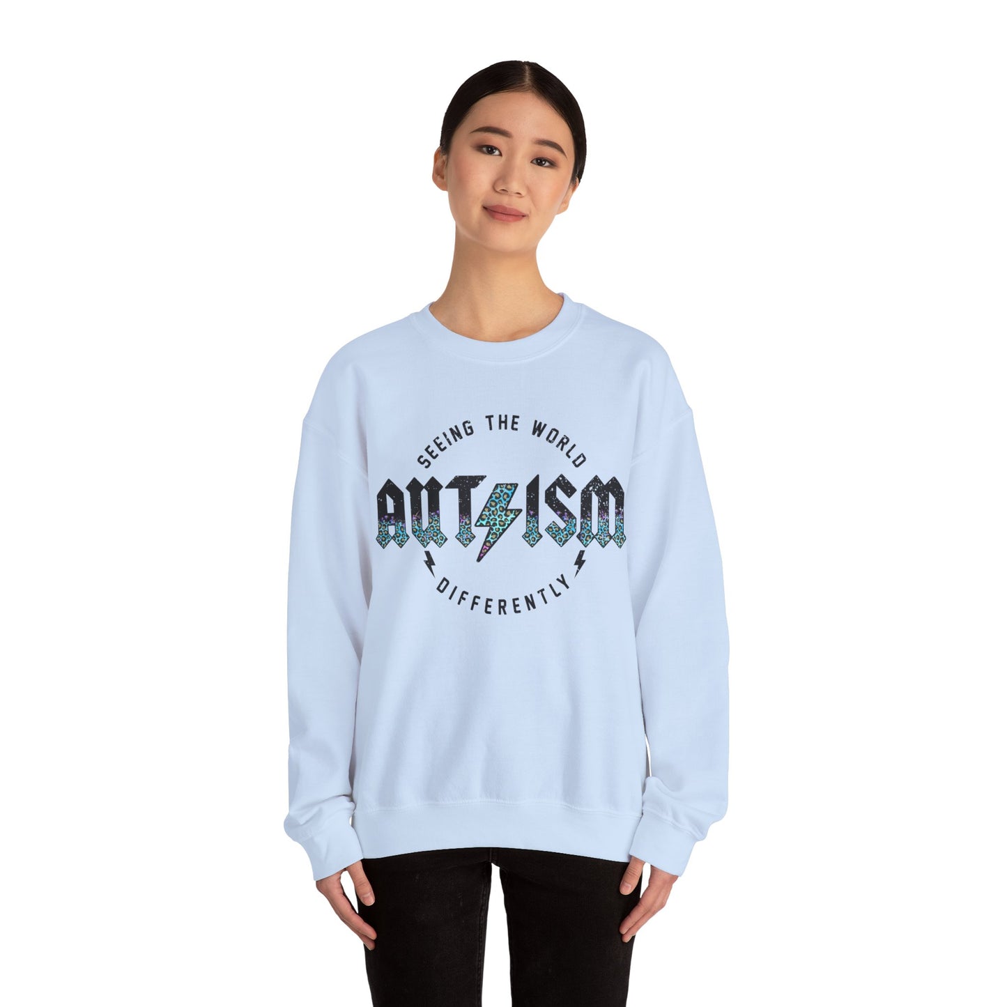 seeing the world differently Unisex Heavy Blend™ Crewneck Sweatshirt