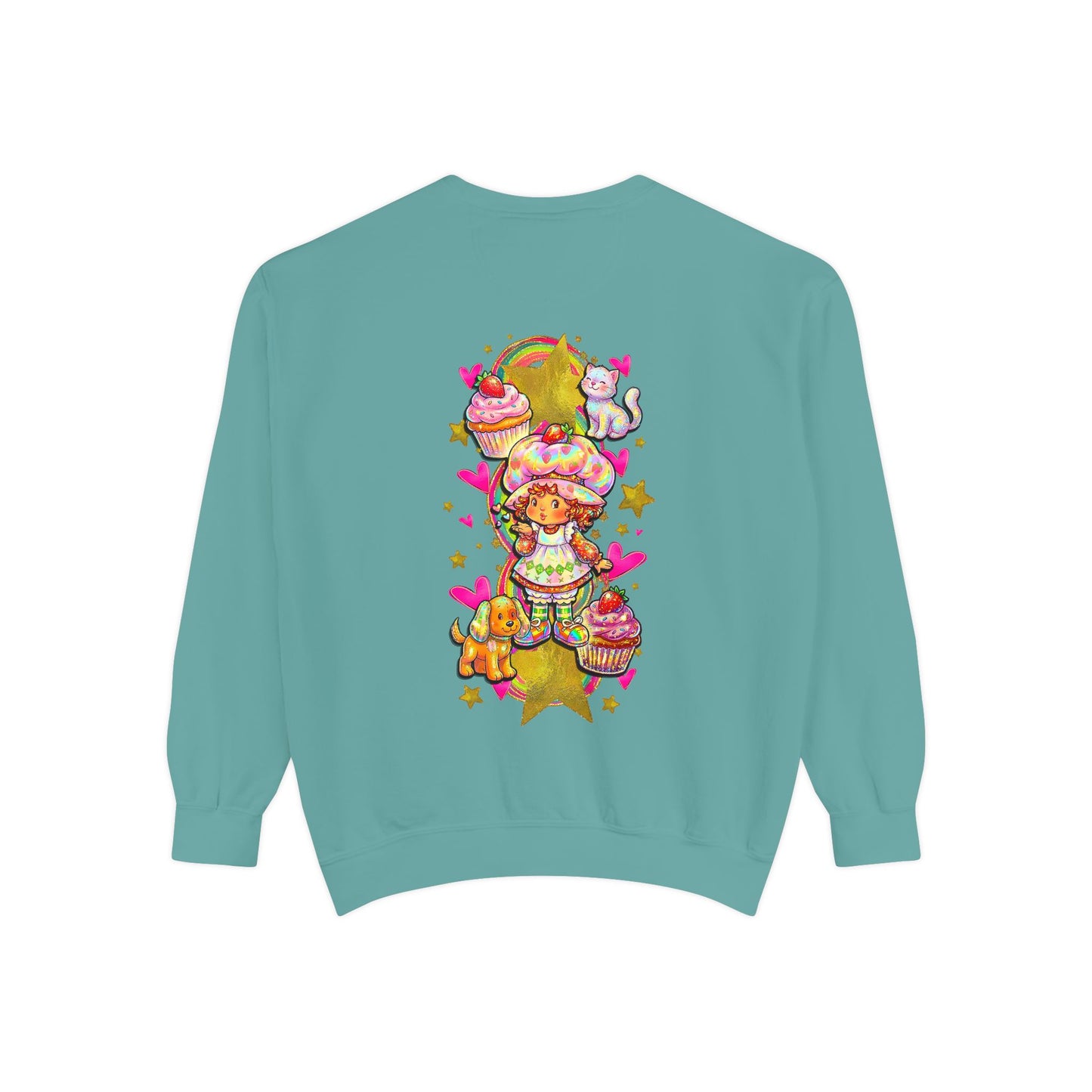 Strawberry Shortcake Sweatshirt — Vintage Cute Character Pullover