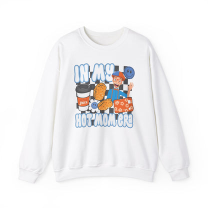 In my hot blippi mom era Unisex Heavy Blend™ Crewneck Sweatshirt