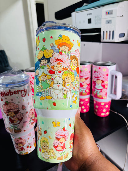 Strawberry and friends 40oz tumbler