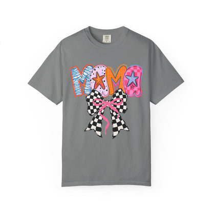 Vibrant Mom T-Shirt | Fun Gift for Mothers, Cute Family Outing Tee, Mother's Day Apparel, Colorful Graphic Shirt, Casual Everyday Wear