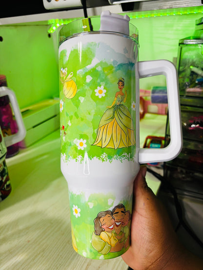 You can do anything princess Tiana 40oz tumbler